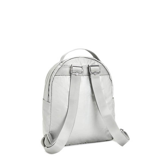 Mochilas Kipling Kae Classic Metallic Plateados | MX 1587VR